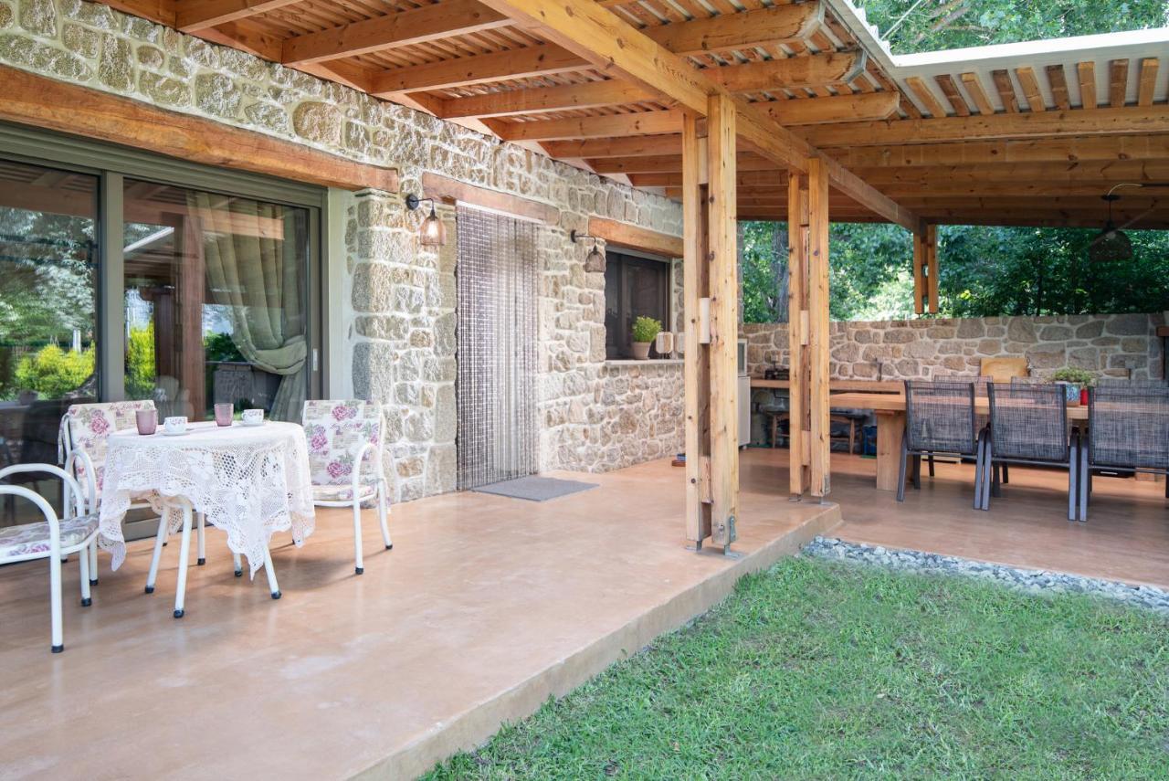 Villa Menie - Golden Fig Sykia Lodge Paralia Sikias ภายนอก รูปภาพ
