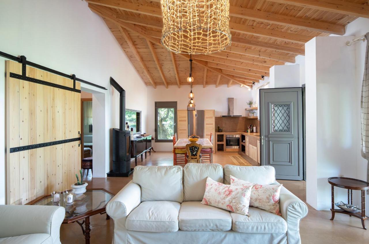 Villa Menie - Golden Fig Sykia Lodge Paralia Sikias ภายนอก รูปภาพ