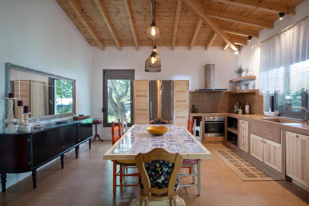 Villa Menie - Golden Fig Sykia Lodge Paralia Sikias ภายนอก รูปภาพ
