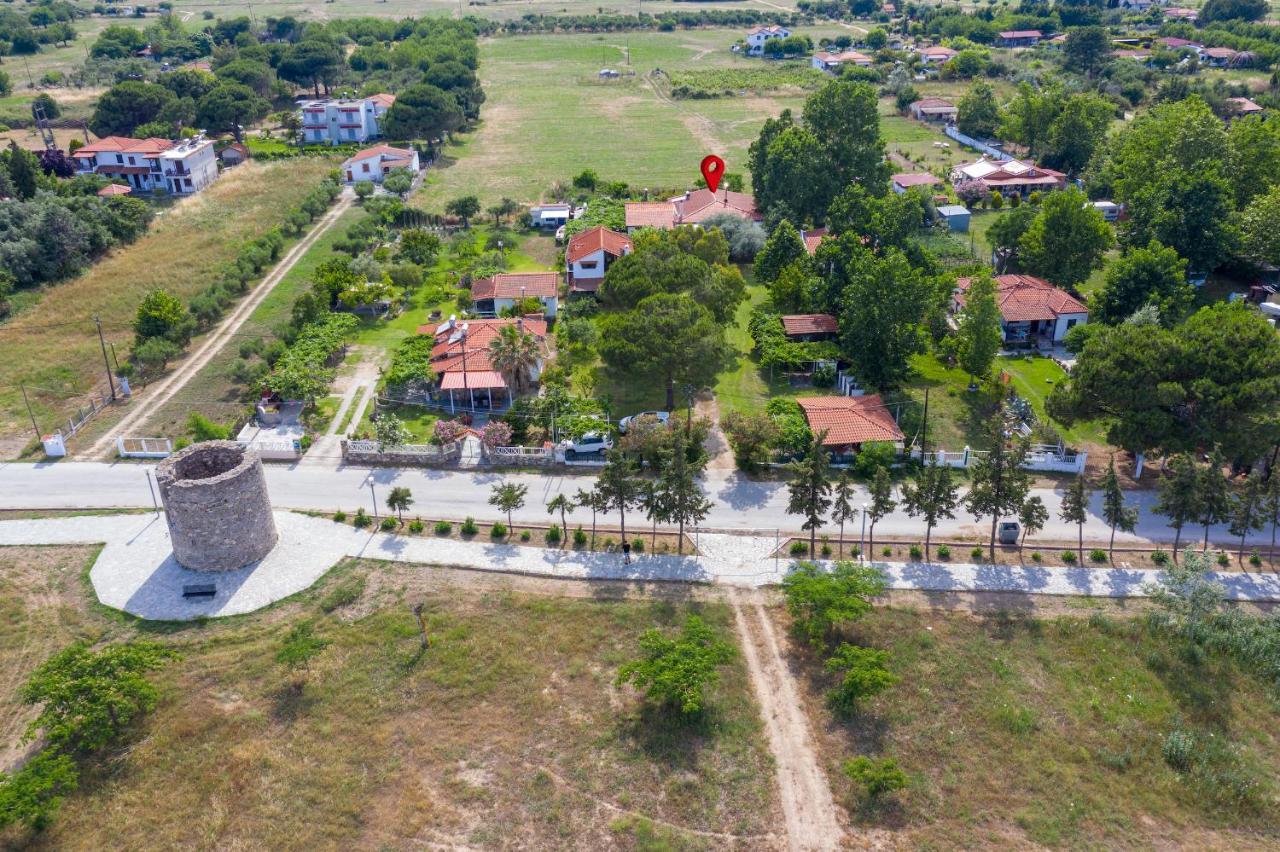 Villa Menie - Golden Fig Sykia Lodge Paralia Sikias ภายนอก รูปภาพ