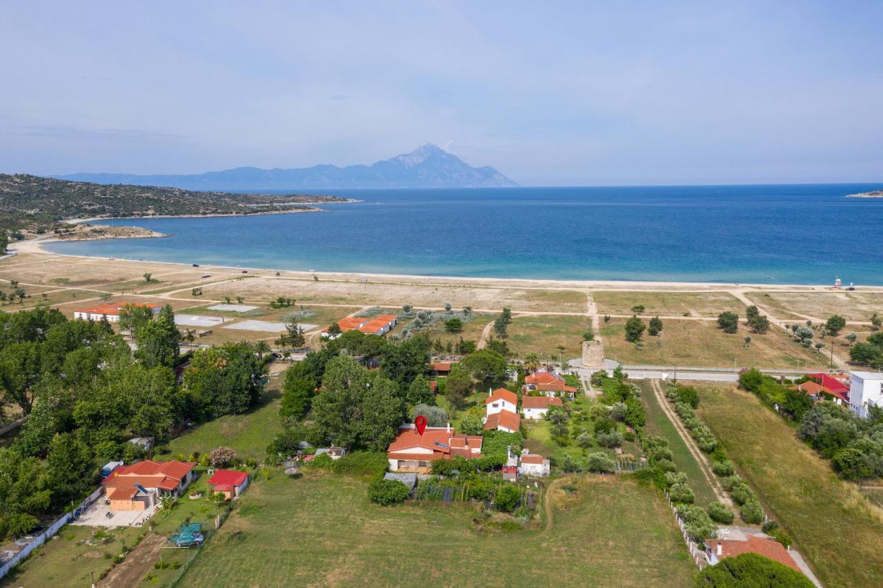 Villa Menie - Golden Fig Sykia Lodge Paralia Sikias ภายนอก รูปภาพ